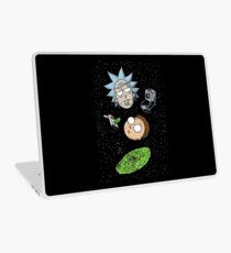 Rick and Porty Portal Heads Laptop Skin