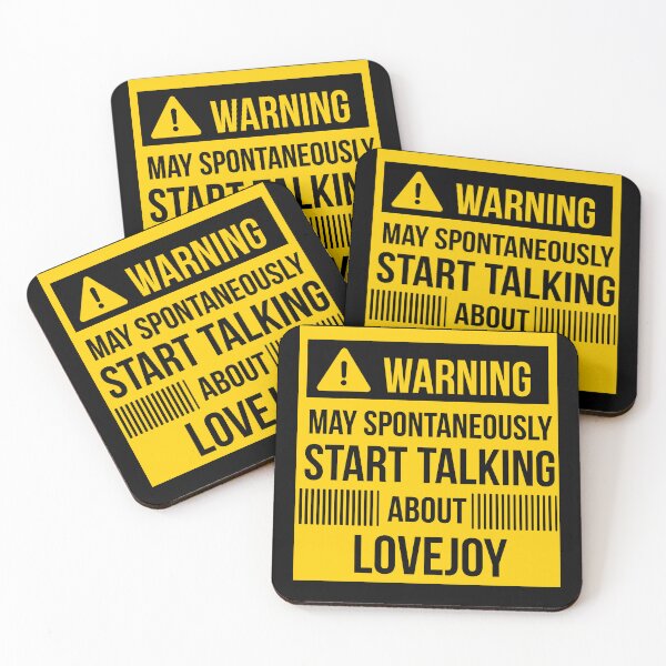 Item preview, warning may spontaneously talk about Lovejoy  designed and sold by celebteyz.