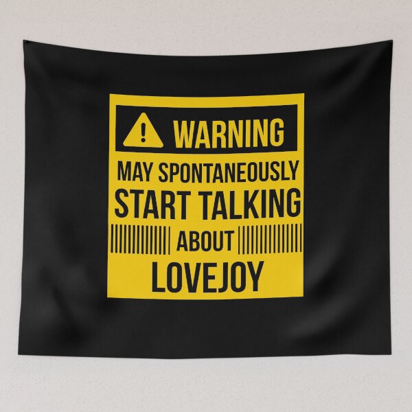 Item preview, warning may spontaneously talk about Lovejoy  designed and sold by celebteyz.