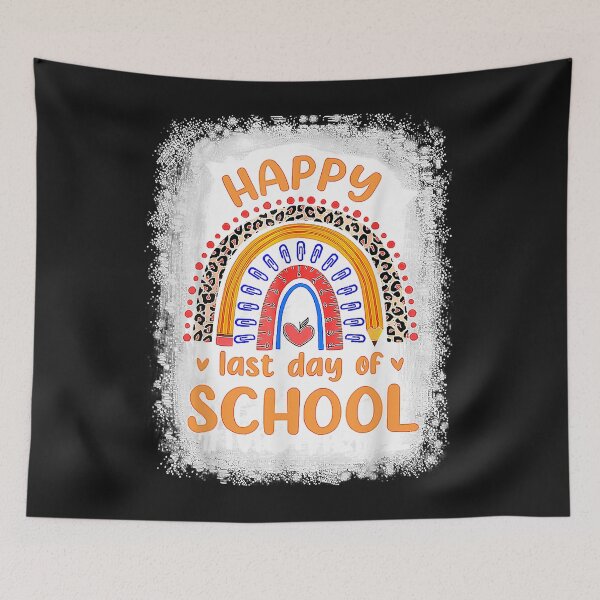 Item preview, Happy Last Day Of School Rainbow Shirt Funny Summer Vacation designed and sold by AdrienDierckx.