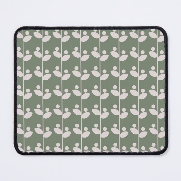 Item preview, Cute Minimalist Retro Leaves Pattern, Mid Century Modern Leaves Green designed and sold by scorpiolane.