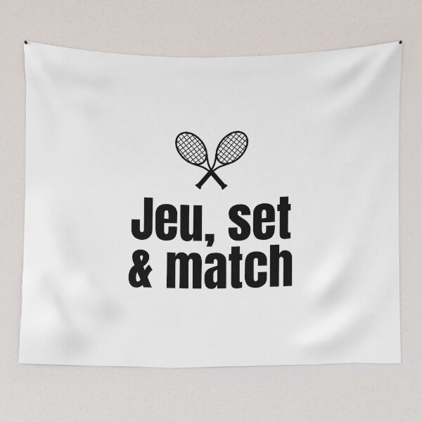 Item preview, Game, set and match designed and sold by TaxiFraise.