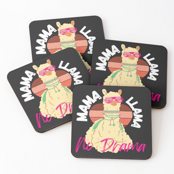 Item preview, Mama Llama No Drama (Distressed) designed and sold by UnboundFull.