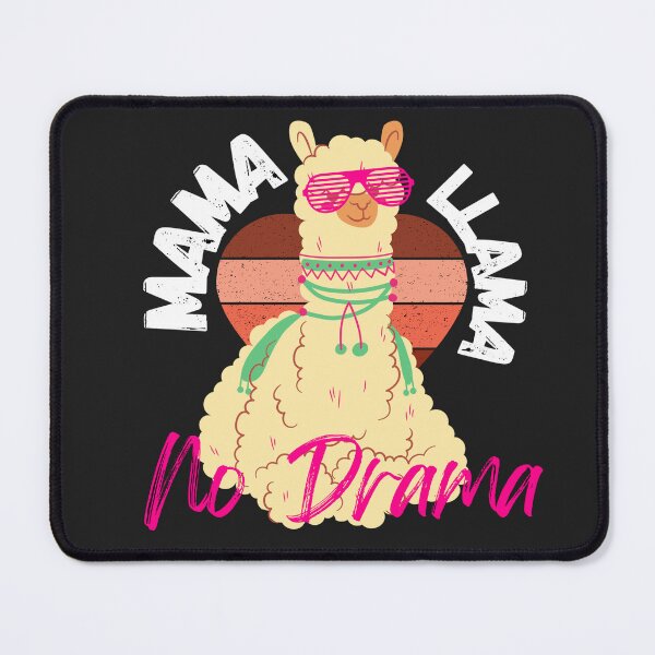 Item preview, Mama Llama No Drama (Distressed) designed and sold by UnboundFull.