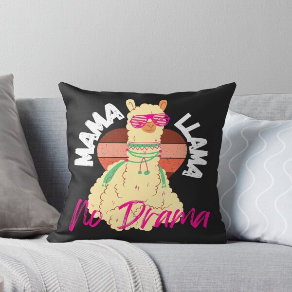 Item preview, Mama Llama No Drama (Distressed) designed and sold by UnboundFull.
