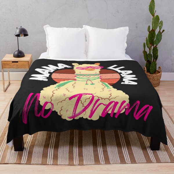 Item preview, Mama Llama No Drama (Distressed) designed and sold by UnboundFull.