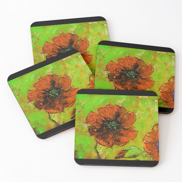 Item preview, Poppies, Edited Oil painting by MariDani Art, #4 designed and sold by MariDaniArt.