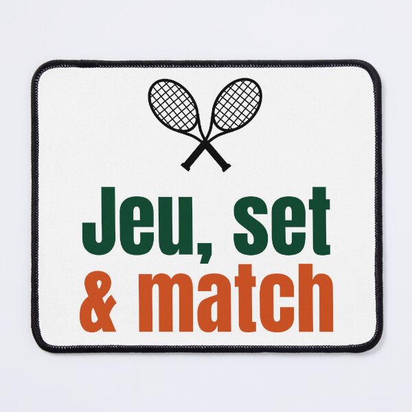 Item preview, Game, set and match designed and sold by TaxiFraise.
