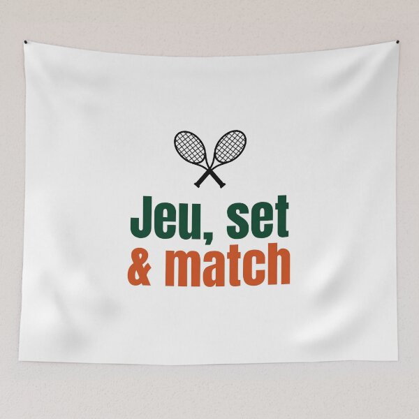 Item preview, Game, set and match designed and sold by TaxiFraise.