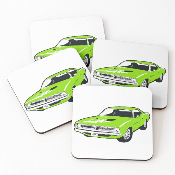 Artikelvorschau, Grünes PB Muscle Car aus den 70ern entworfen und verkauft von CoolRide.