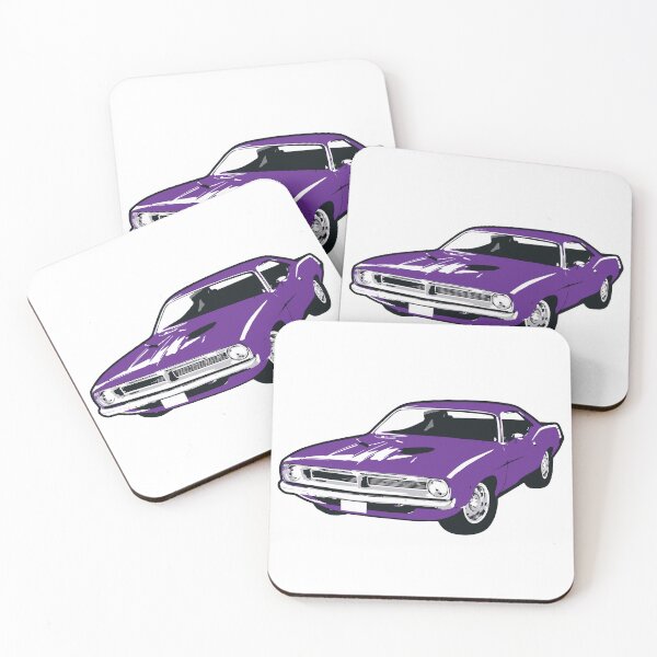 Artikelvorschau, Lilafarbenes PB Muscle Car aus den 70ern entworfen und verkauft von CoolRide.