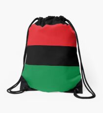 Pan African Flag T-Shirt - UNIA Flag Sticker - Afro American Flag Drawstring Bag