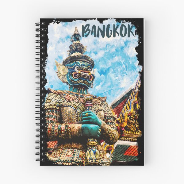 Item preview, Bangkok Thailand city watercolor designed and sold by chrlalexandru.