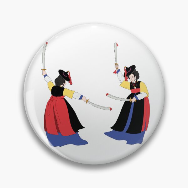 Item preview, Sword Woman Dance, Korean art, minhwa, Sword fighter, dancers designed and sold by allpalgo.