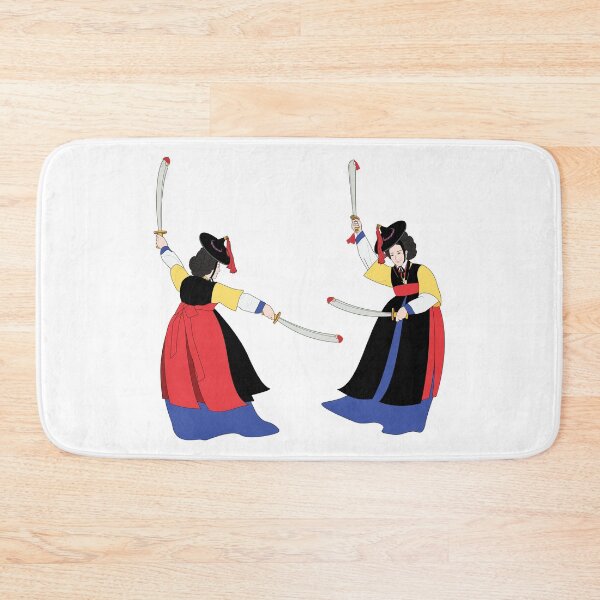 Item preview, Sword Woman Dance, Korean art, minhwa, Sword fighter, dancers designed and sold by allpalgo.