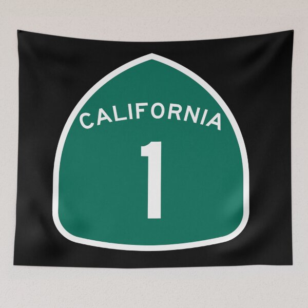Item preview, California Highway 1 T-Shirt - State Route One Road Sign Sticker PCH designed and sold by deanworld.