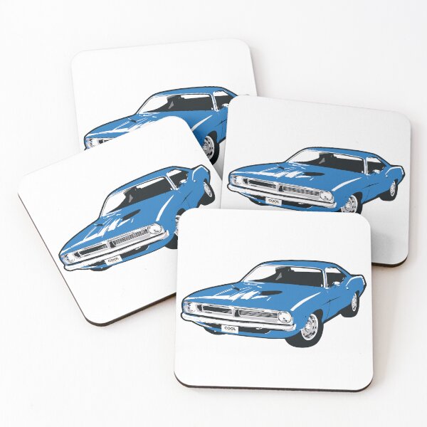 Artikelvorschau, Blaues 70er PB Muscle Car entworfen und verkauft von CoolRide.