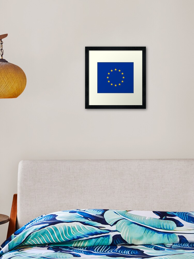 Eu Duvet Cover European Union Framed Art Print By Deanworld