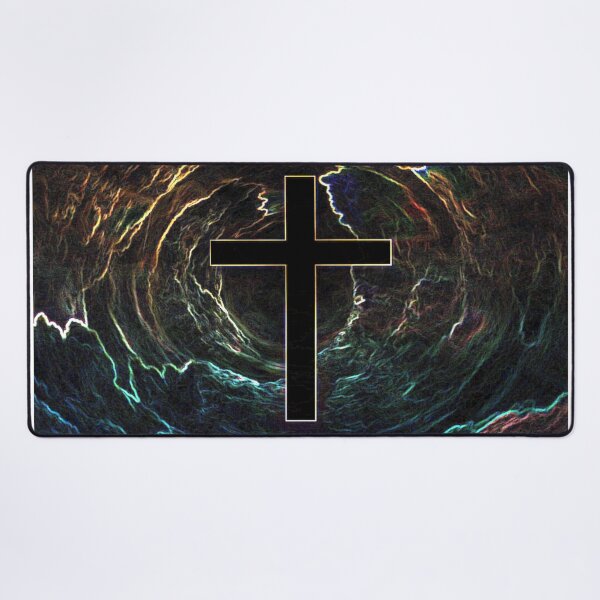 Item preview, BLACK CROSS WITH BRIGHT HIGHLIGHTS  designed and sold by ILA-DODO.