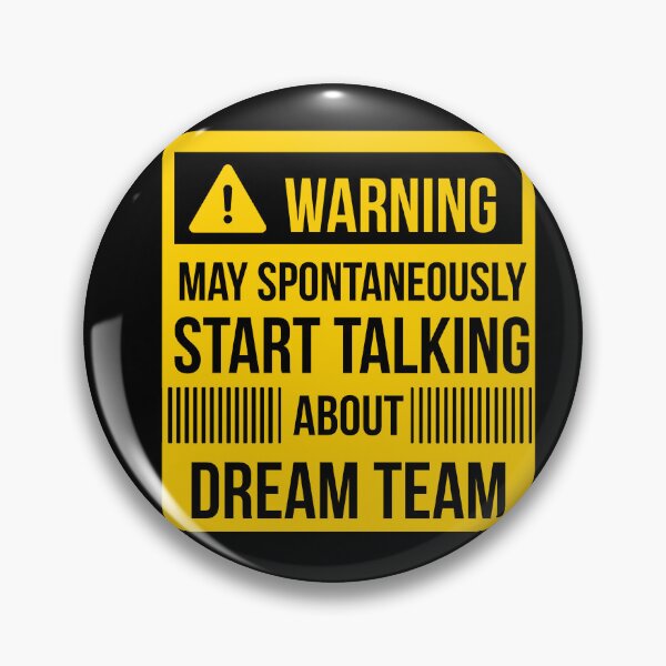 Item preview, warning may spontaneously talk about dream team  designed and sold by celebteyz.