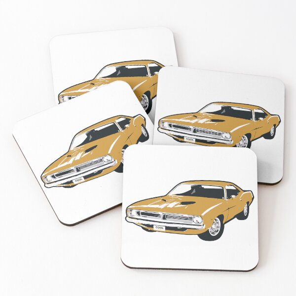 Artikelvorschau, Goldenes PB Muscle-Car aus den 70ern entworfen und verkauft von CoolRide.