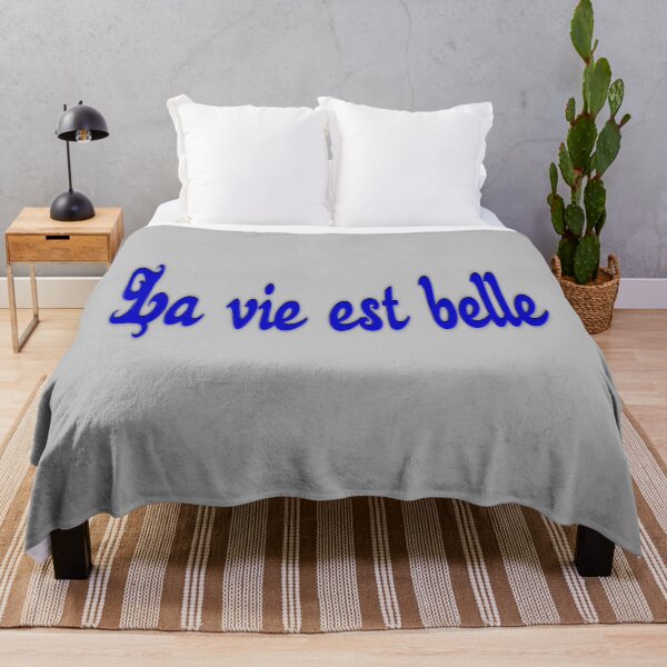 Item preview, Life is Beautiful in French color art designed and sold by artdragongift 15.