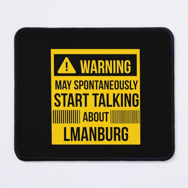 Item preview, warning may spontaneously talk about lmanburg  designed and sold by celebteyz.
