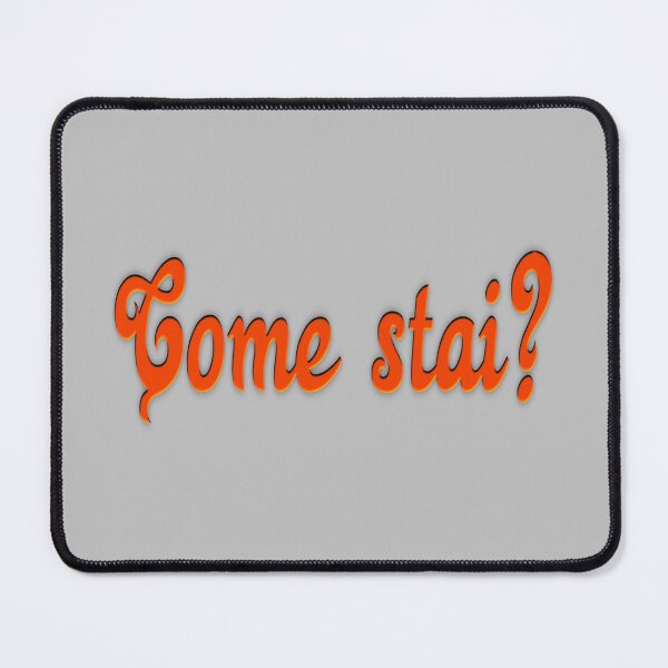 Item preview, How are you in italian language art color designed and sold by artdragongift 15.