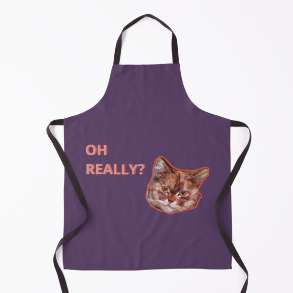 Item preview, "Oh really?" Cat designed and sold by Nina's Vibrant Art.