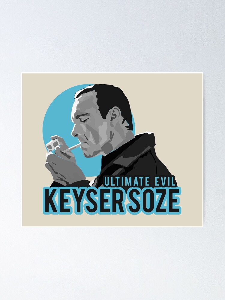 KEYSER SOZE (the devil) Poster for Sale by mayerarts