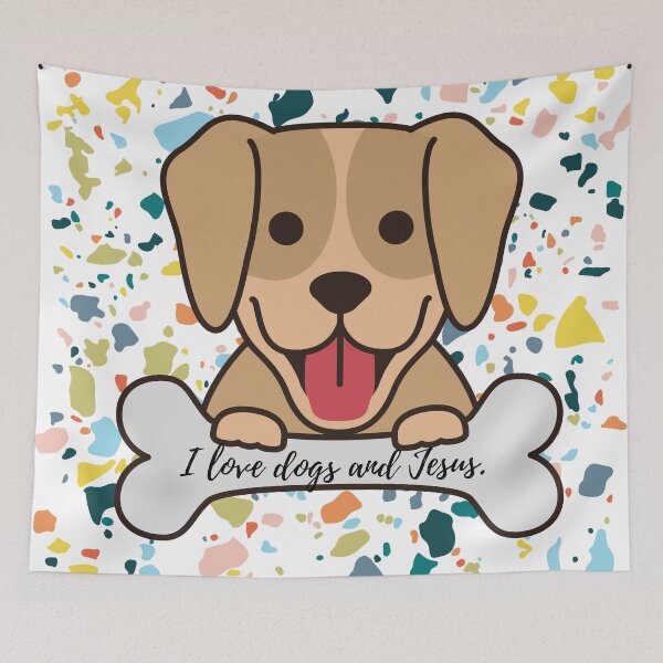 Item preview, I love dogs and Jesus designed and sold by Libandol.