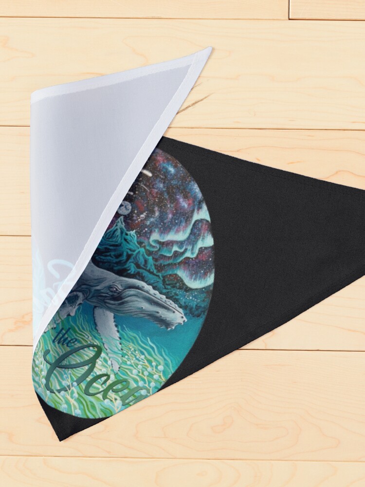 Alternate view of Save the Ocean Pet Bandana