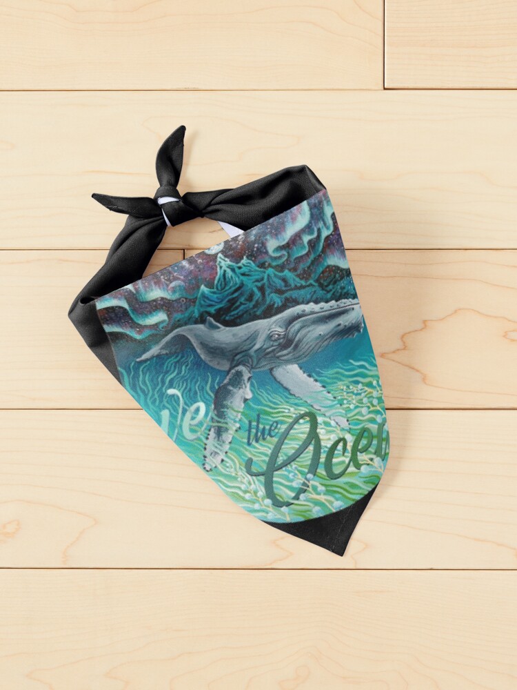 Alternate view of Save the Ocean Pet Bandana