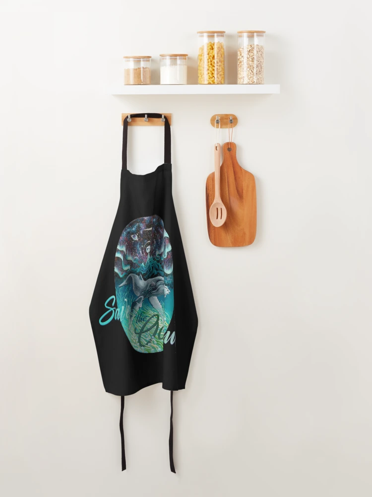 Thumbnail 4 of 6, Apron, Save the Ocean designed and sold by Ruta.