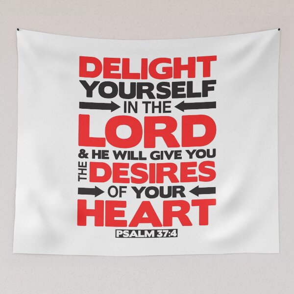 Item preview, Psalm 37:4 Delight yourself in the LORD designed and sold by plushism.