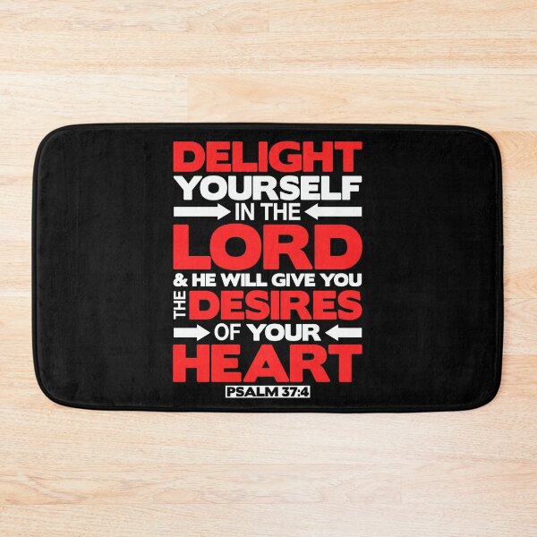 Item preview, Psalm 37:4 Delight yourself in the LORD designed and sold by plushism.