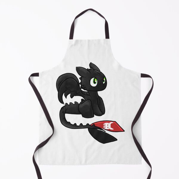 Item preview, red tail black dragon cute designed and sold by MarilynRBakers.