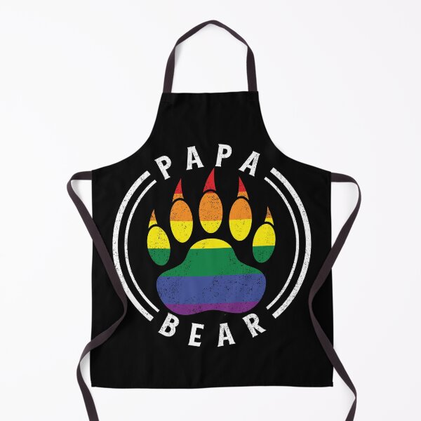Item preview, Proud Papa, Rainbow Bear Paw Father's Day Graphic designed and sold by Holiday-Art.