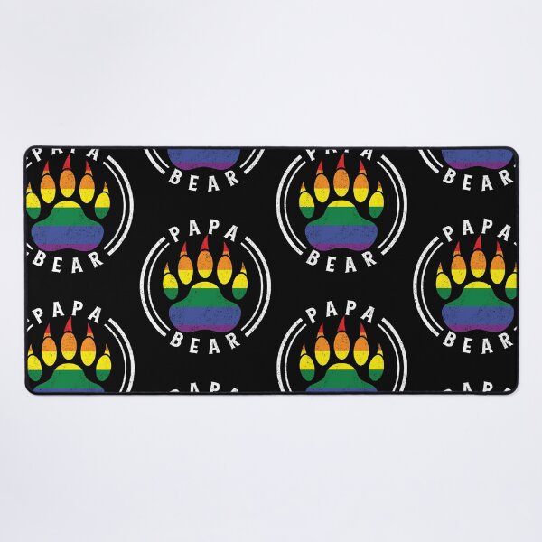 Item preview, Proud Papa, Rainbow Bear Paw Father's Day Graphic designed and sold by Holiday-Art.