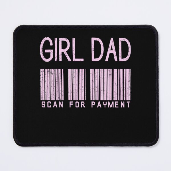 Item preview, Girl Dad Funny Scan For Payment Pink Barcode Fathers Day designed and sold by Holiday-Art.