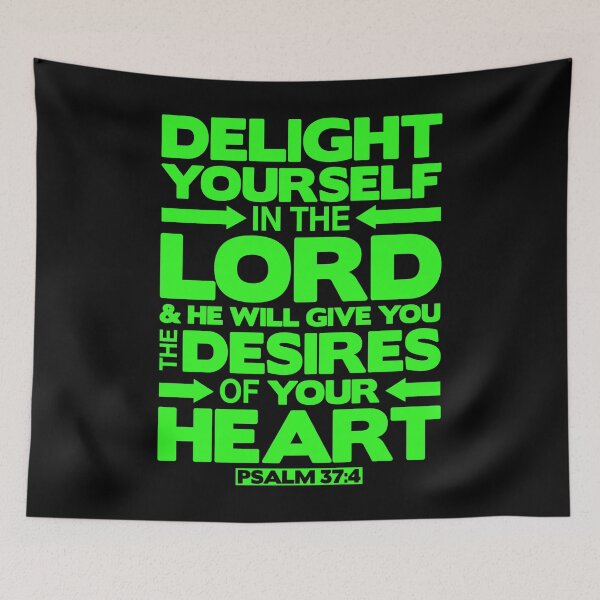 Item preview, Psalm 37:4 Delight yourself in the LORD designed and sold by plushism.