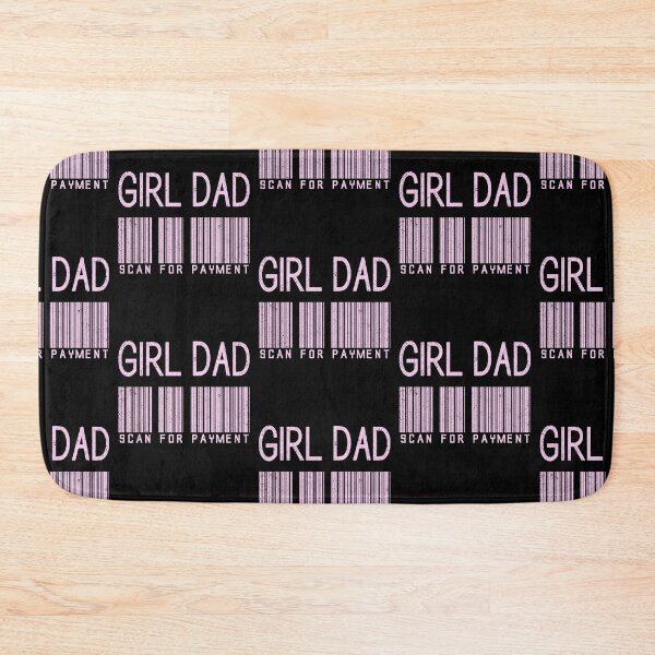 Item preview, Girl Dad Funny Scan For Payment Pink Barcode Fathers Day designed and sold by Holiday-Art.