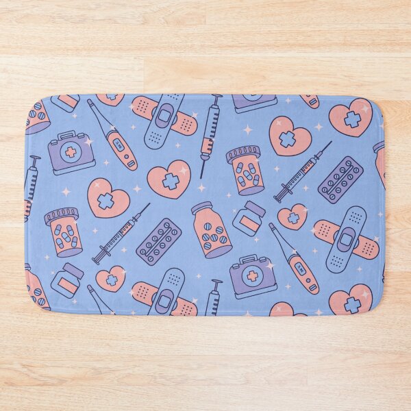 Item preview, nurse seamless pattern designed and sold by DerSenat.