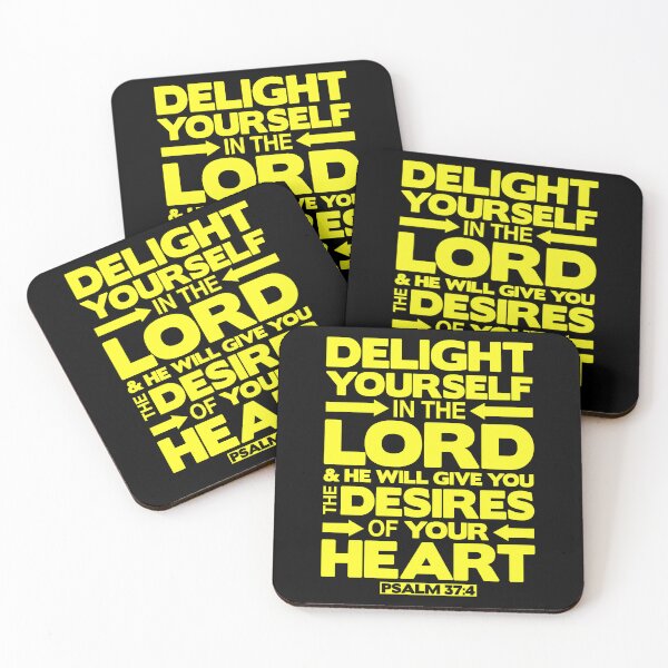 Item preview, Psalm 37:4 Delight yourself in the LORD designed and sold by plushism.