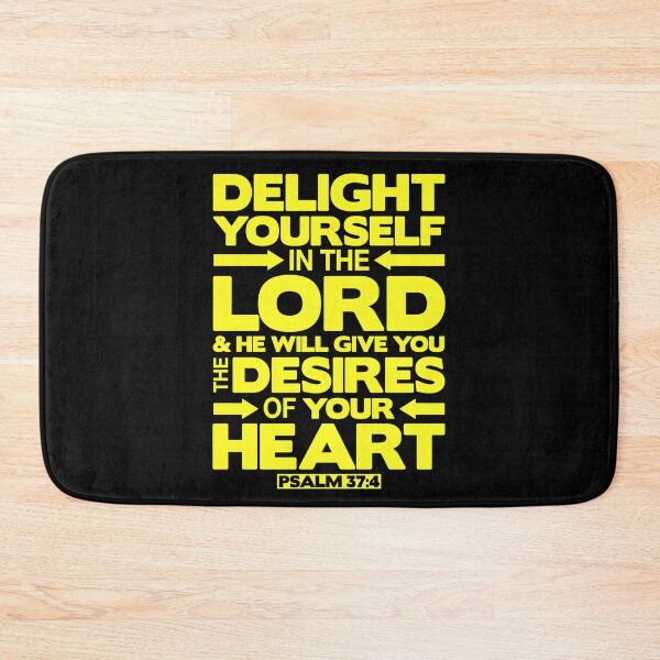 Item preview, Psalm 37:4 Delight yourself in the LORD designed and sold by plushism.