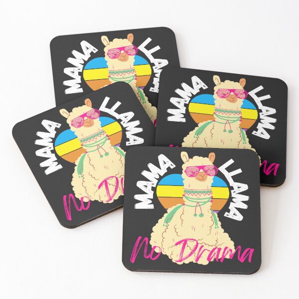 Item preview, Mama Llama No Drama (Distressed) designed and sold by UnboundFull.
