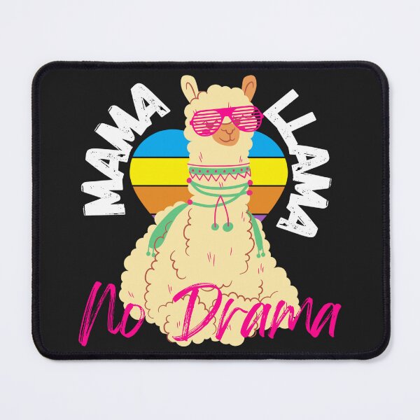 Item preview, Mama Llama No Drama (Distressed) designed and sold by UnboundFull.