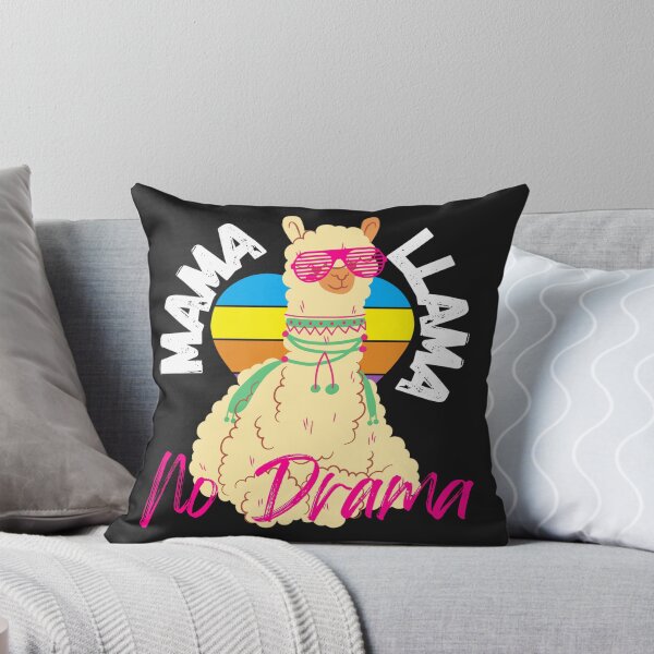 Item preview, Mama Llama No Drama (Distressed) designed and sold by UnboundFull.