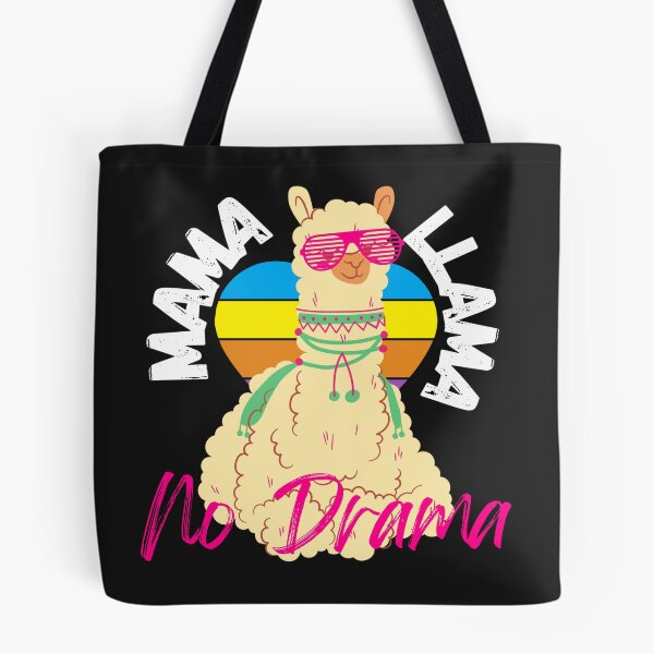 Item preview, Mama Llama No Drama (Distressed) designed and sold by UnboundFull.