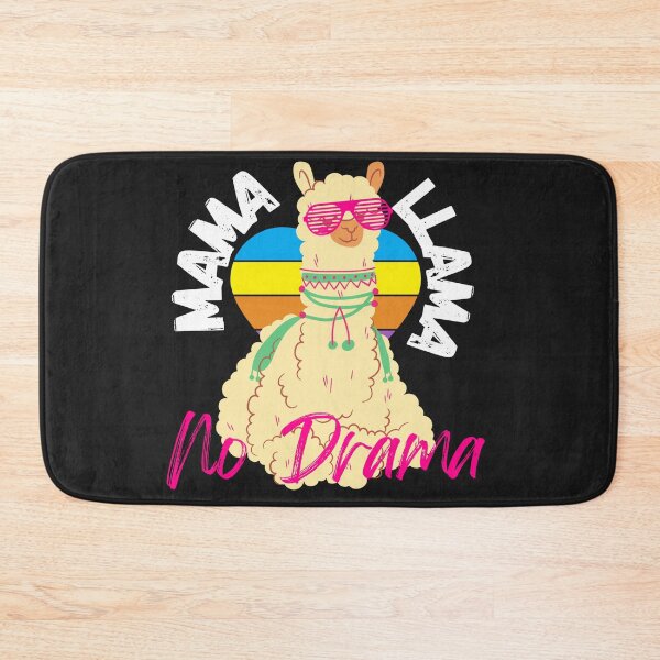 Item preview, Mama Llama No Drama (Distressed) designed and sold by UnboundFull.